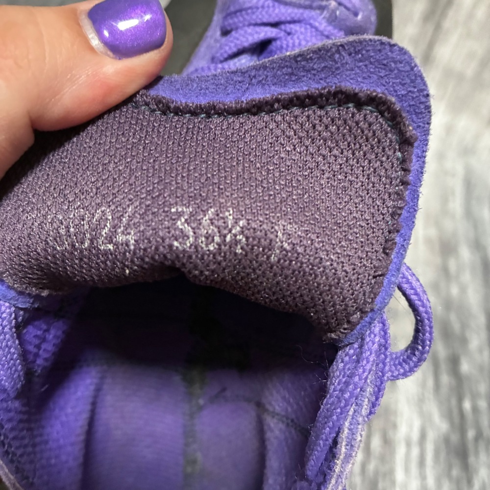 SCARPA Rock Climbing Lace Up Sued Purple Black Women Size EU 36 1/2 - Picture 12 of 13